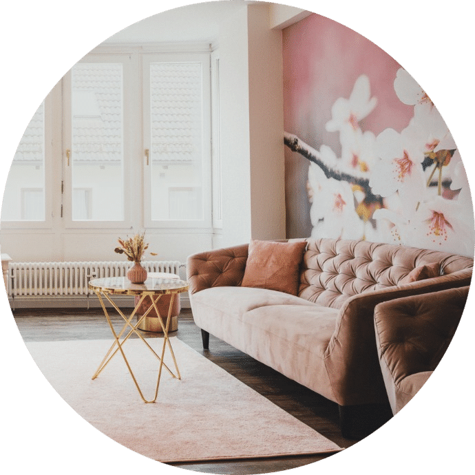 Familiäre Atmosphäre Waterstradt Brautmode Gemütliches Sofa
